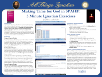 Making Time for God in SPAHP: 5 Minute Ignatian Exercises
