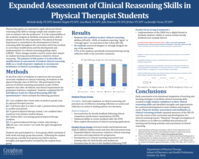 Expanded Assessment of Clinical Reasoning Skills in Physical Therapist Students (poster 10)