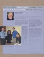 Law School welcomes a new dean: Patrick J. Borchers takes the helm