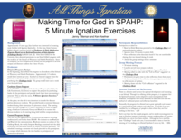Making Time for God in SPAHP: 5 Minute Ignatian Exercises
