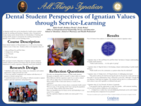 Dental Student Perspectives of Ignatian Values through Service-Learning
