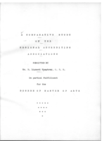 A Comparative Study the Regional Accrediting Associations