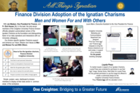 Finance Division Adoption of the Ignatian Charisms: Men and Women For and With Others