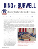 King v. Burwell: Averting the Affordable Care Act's demise