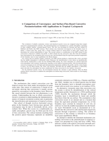 A comparison of convergence- and surface-flux-based convective parameterizations with applications to tropical cyclogenesis