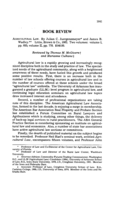 Book review of Agricultural law
