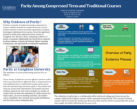 Parity of Traditional and Non-traditional Term Courses (poster 4)