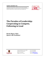 The paradox of leadership: Cooperating to compete, following to lead