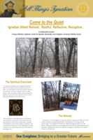 Come to the Quiet Ignatian Silent Retreat: Restful, Reflective, Receptive…