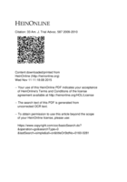 Sequencing and chronology in trial presentations