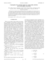 Coadsorption of two monomer species on a square lattice with first- and second-neighbor interactions