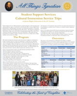Student Support Services Cultural Immersion Service Trips on Jesuit Higher Education in the 21st Century