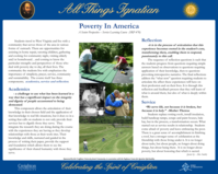 Poverty In America: A Senior Perspective – Service Learning Course (SRP 470)
