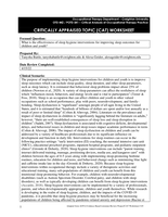 What is the effectiveness of sleep hygiene interventions for improving sleep outcomes for children and youth?