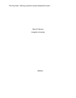 Utilizing a Pictorial Nausea Assessment Scale in Pediatric Oncology