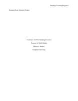 Scholarly Project