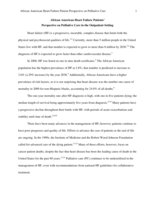 African American Heart Failure Patient Perspective on Palliative Care
