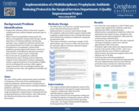 Implementation of a Multidisciplinary Prophylactic Antibiotic Redosing Protocol in the Surgical Services Department: A Quality Improvement Project