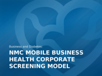 Business and Diabetes: NMC Mobile Business Health Corporate Screening Model