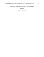 Implementing the ASCVD risk calculator in the Clinical Setting