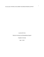 Paternal Involvement and Breastfeeding Support