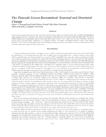 The Piotroski Screen Reexamined: Seasonal and Structural Change