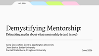 Demystifying Mentorship: Debunking Myths About What Mentorship Is (and Is Not!)